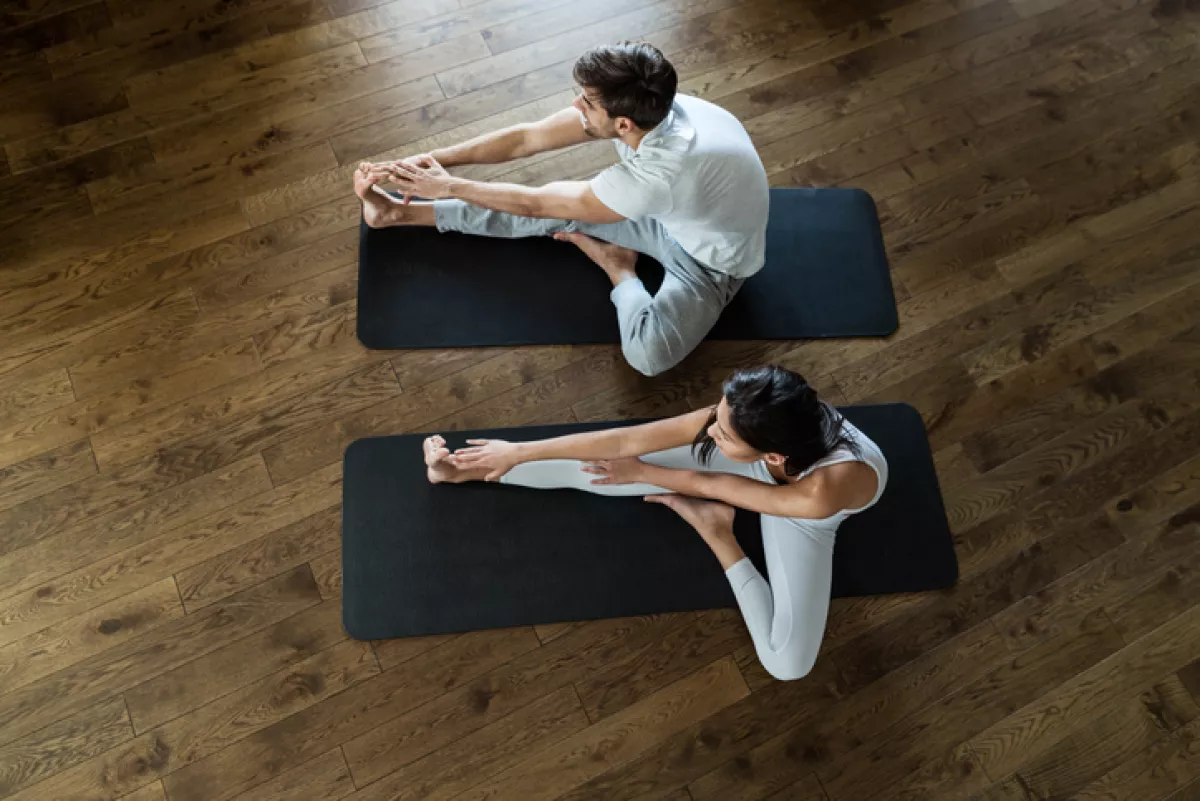 Stretching exercises at home!