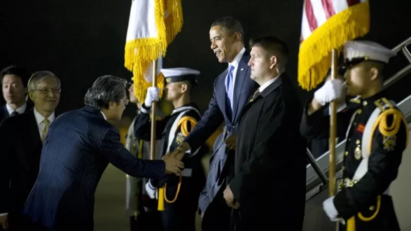 Barack Obama Air Force One Corea del Sur