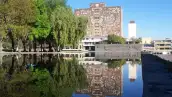 Biblioteca Central de Ciudad Universitaria ubicada en CDMX.