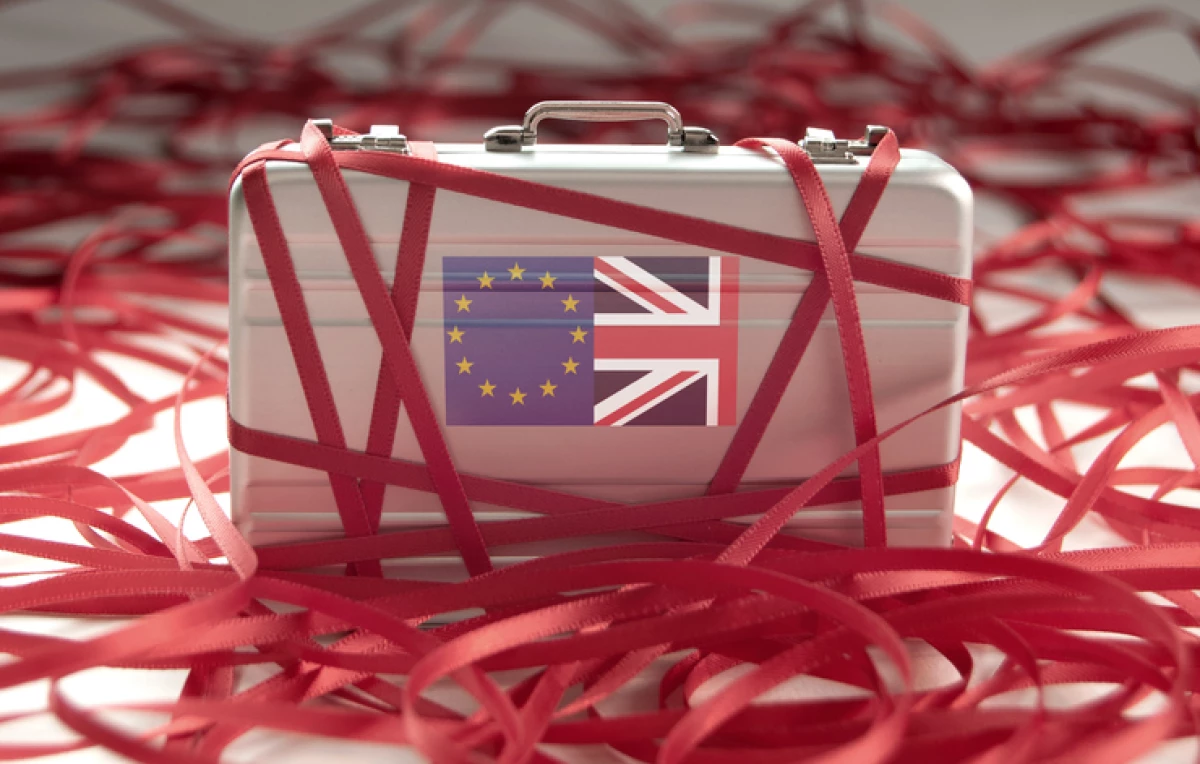 Brexit red tape concept