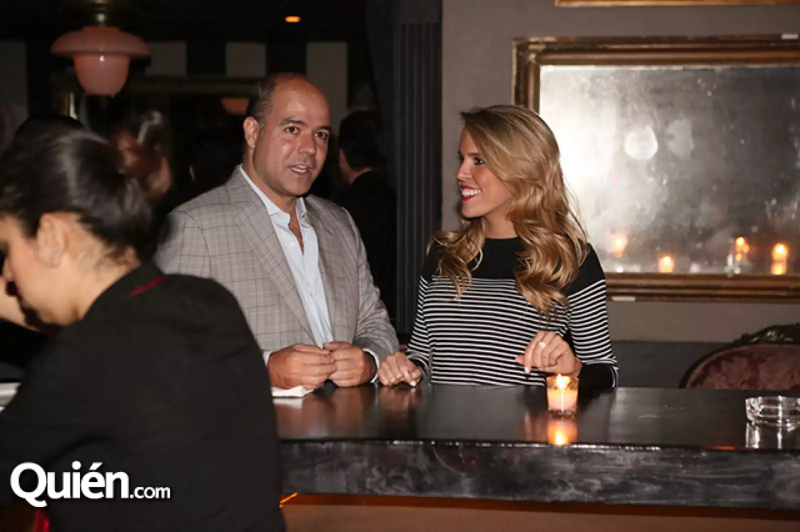 Juan Antonio Pérez Simón y Andrea Mirabent