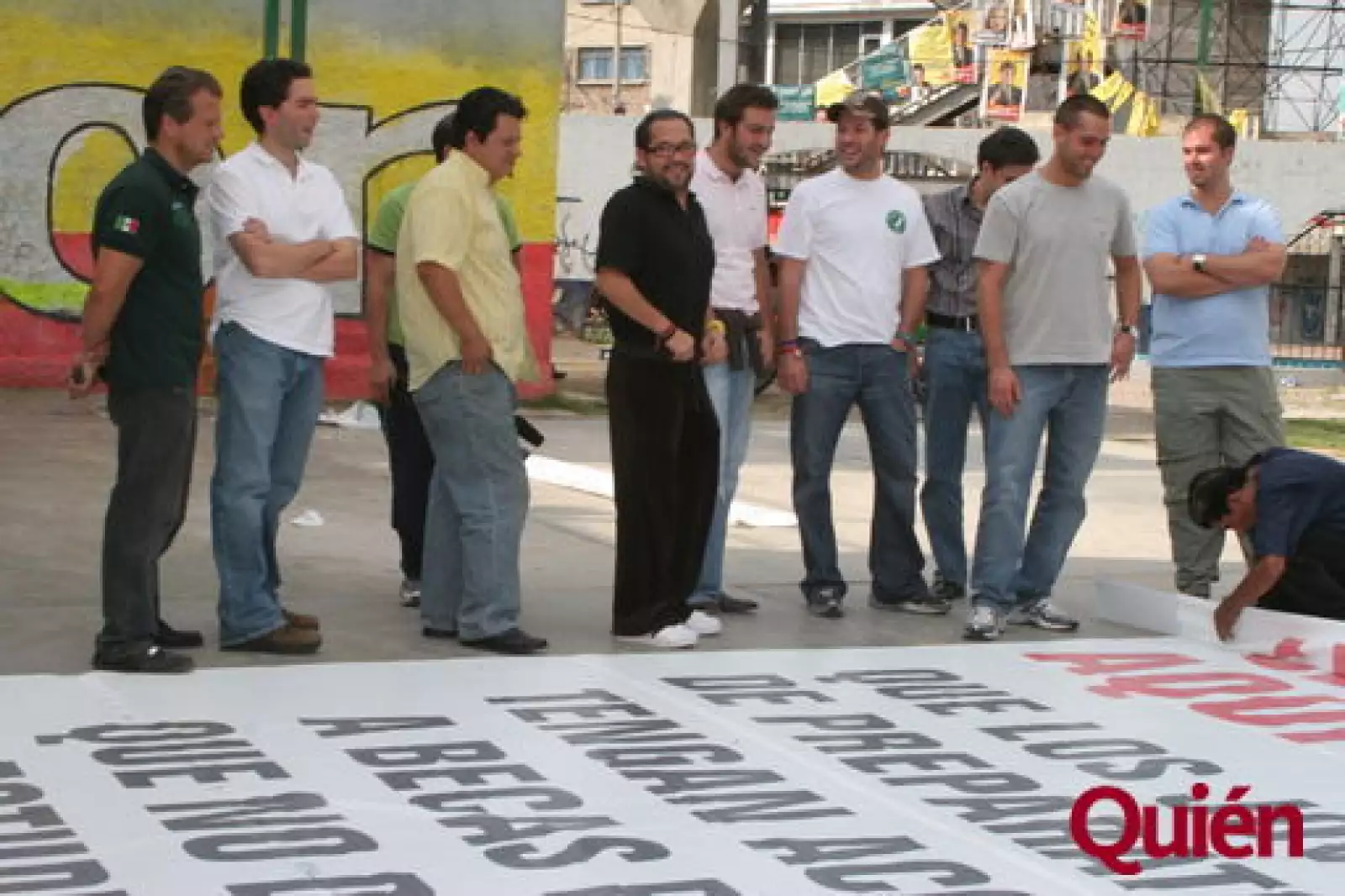 Guillermo Velazco, Rolando Santiesteban, Domenico Quasrini, Guillo Franco, Jorge Emilio González, Francisco Elizondo