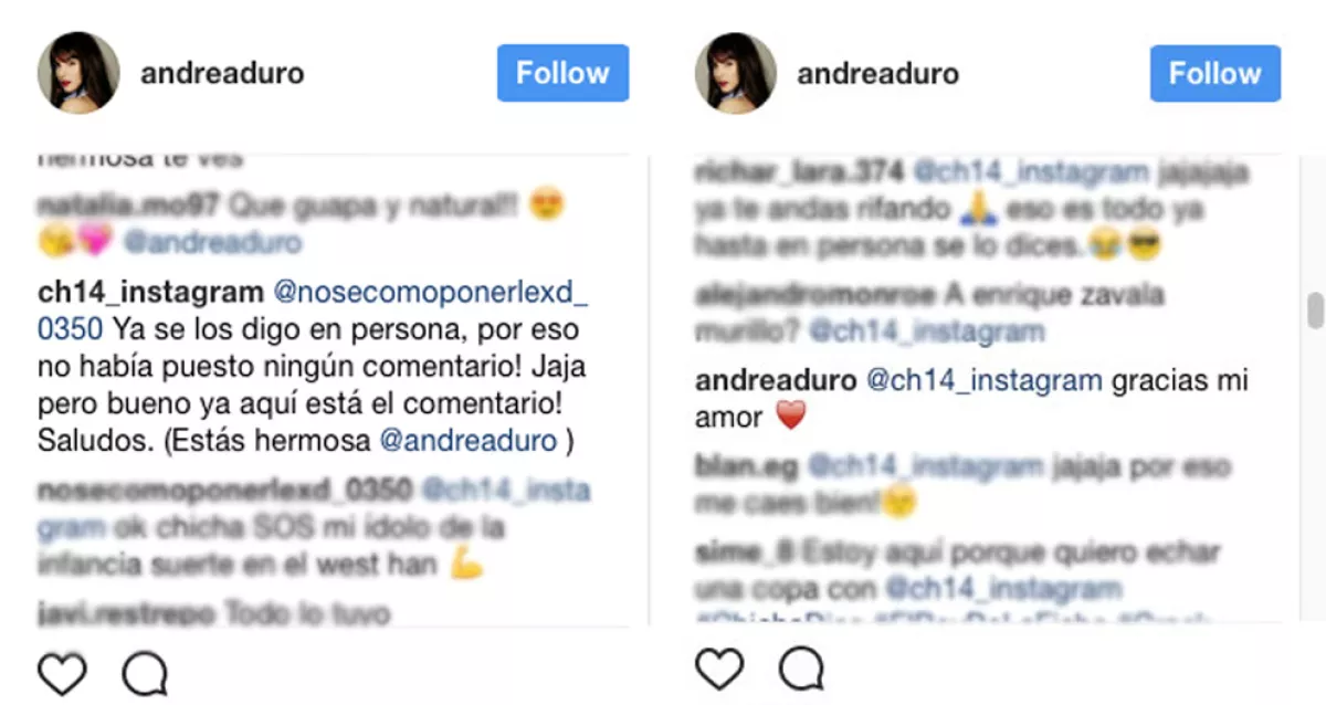 Andrea Duro, Chicharito