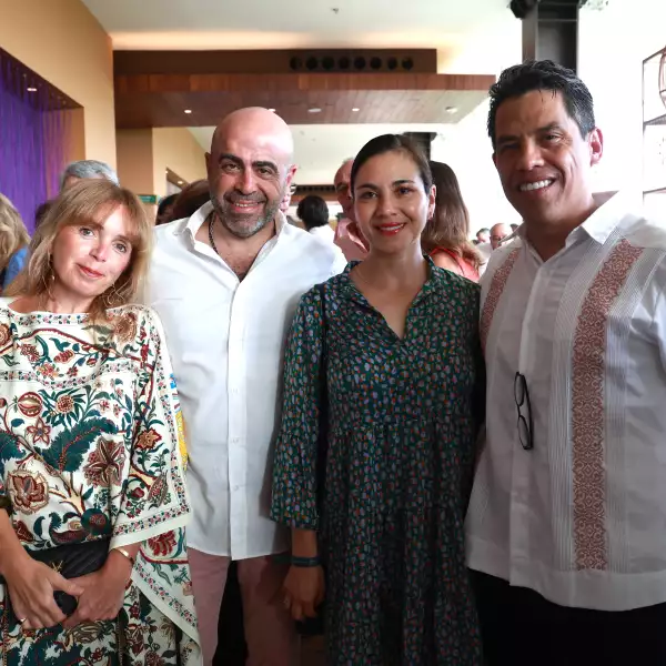 Paola Portella , Javier Esteban, Cipactli Camero y Francisco Qui