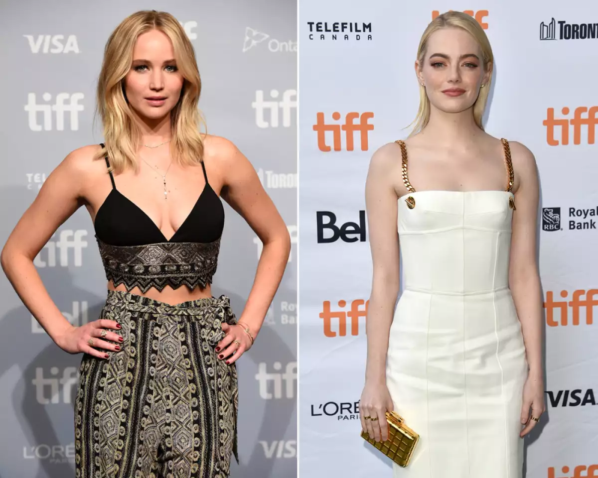 Jennifer Lawrence y Emma Stone