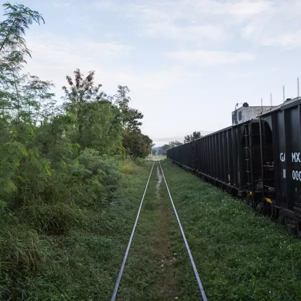Así luce hoy la zona donde se construirá la Estación Escárcega
