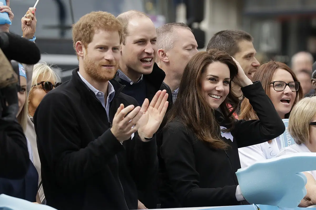 The Duke & Duchess Of Cambridge And Prince Harry Attend The Virgin Money London Marathon