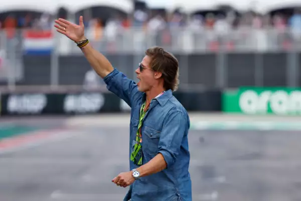 Brad Pitt en el Gran Premio de USA