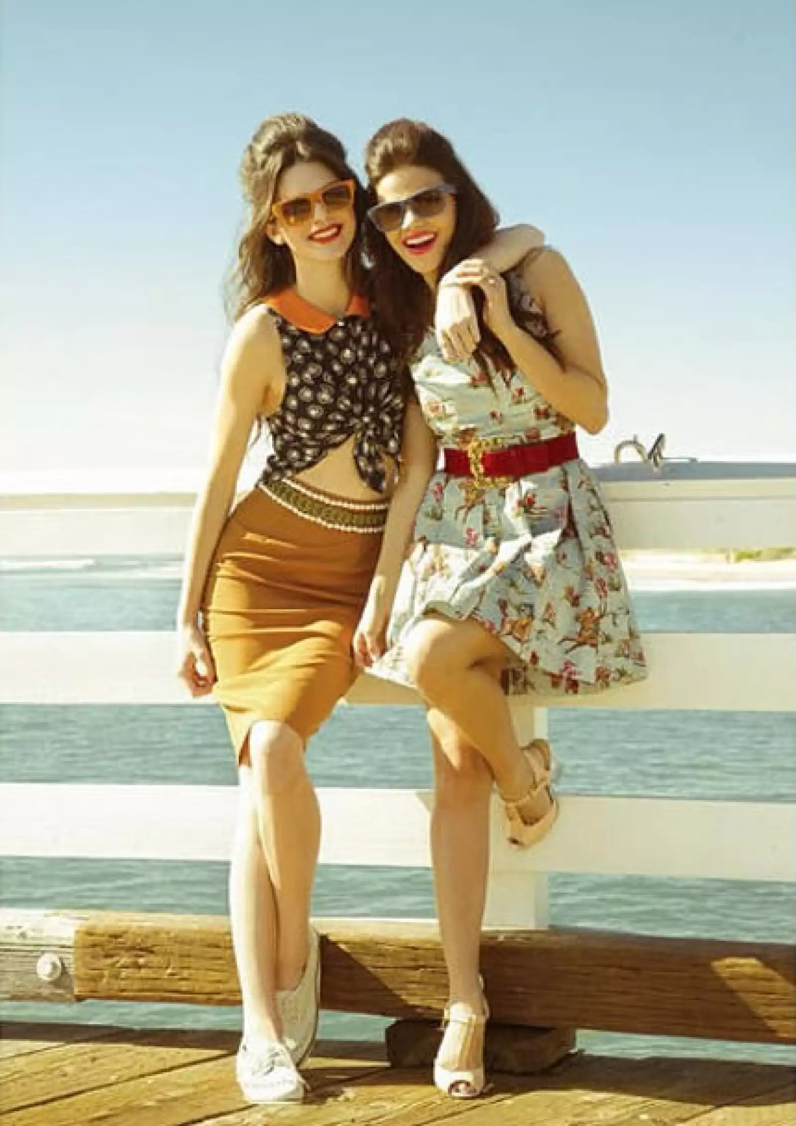 En una sesión fotográfica.