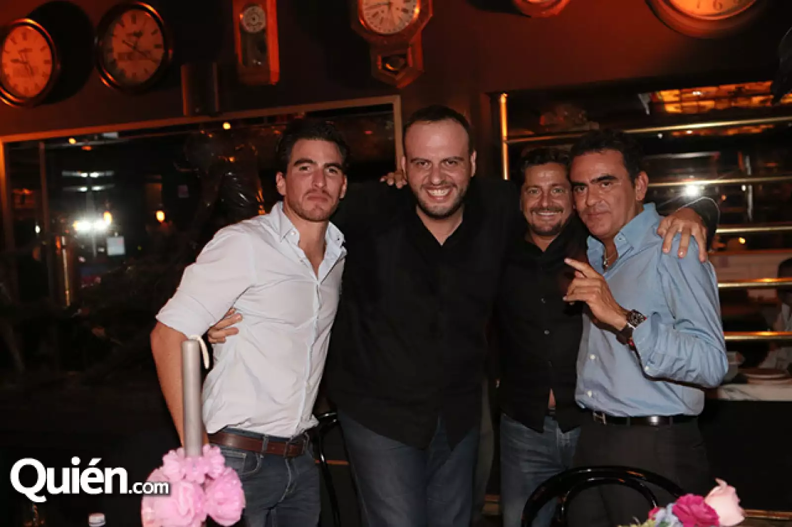 Julio Azcárraga, Julio Abed, Alex Basteri y Antonio Marcos