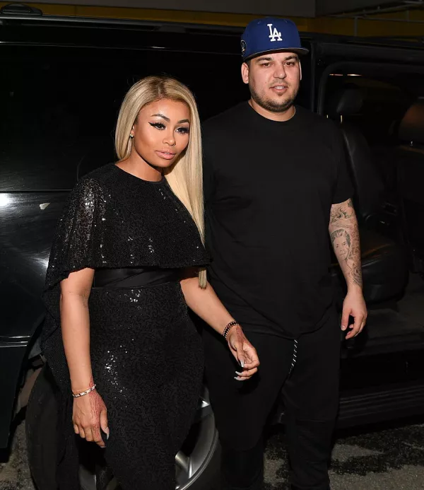 Blac Chyna & Rob Kardashian Visit Onyx Nightclub