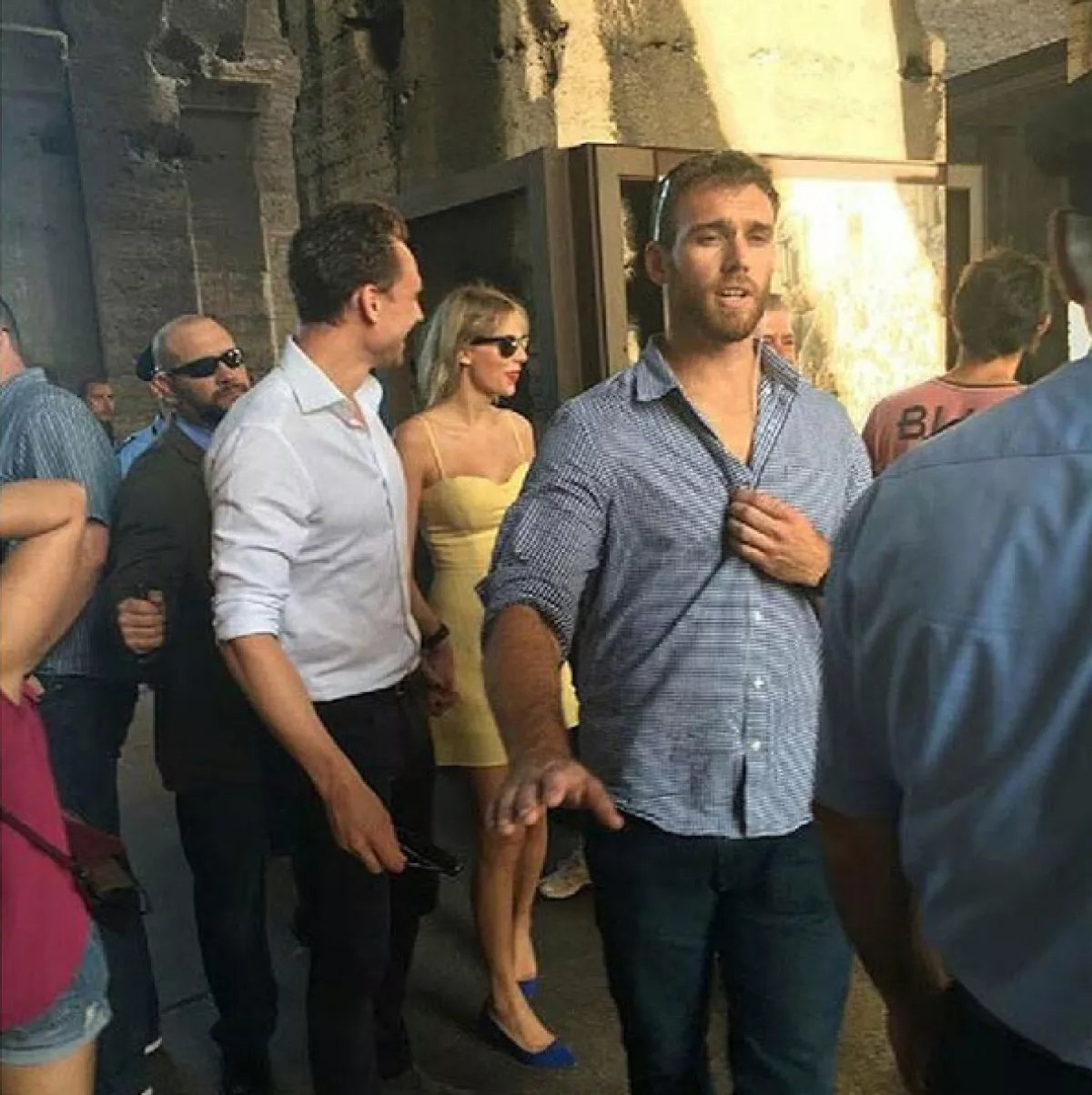 El Coliseo es uno de los lugares que visitó la pareja.