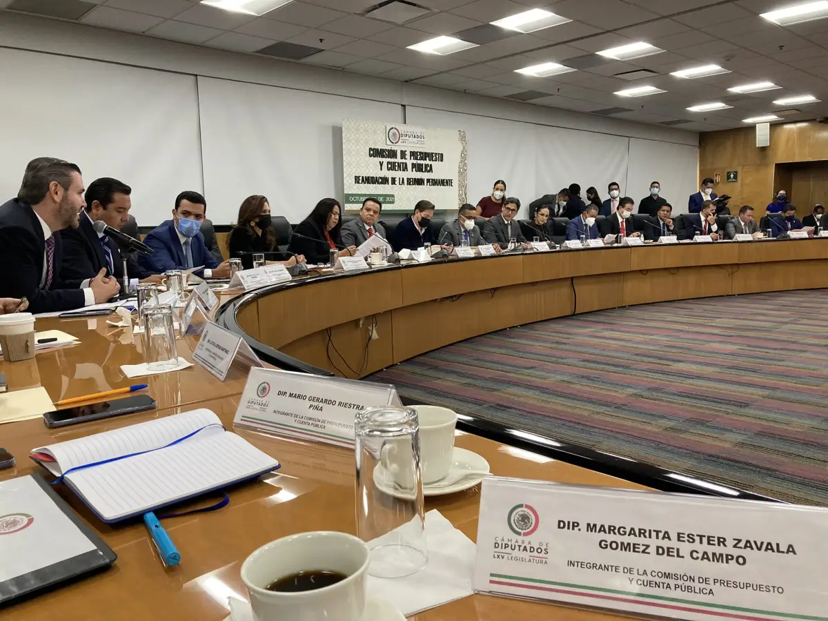 Sesión de la Comisión de Presupuesto de la Cámara de Diputados