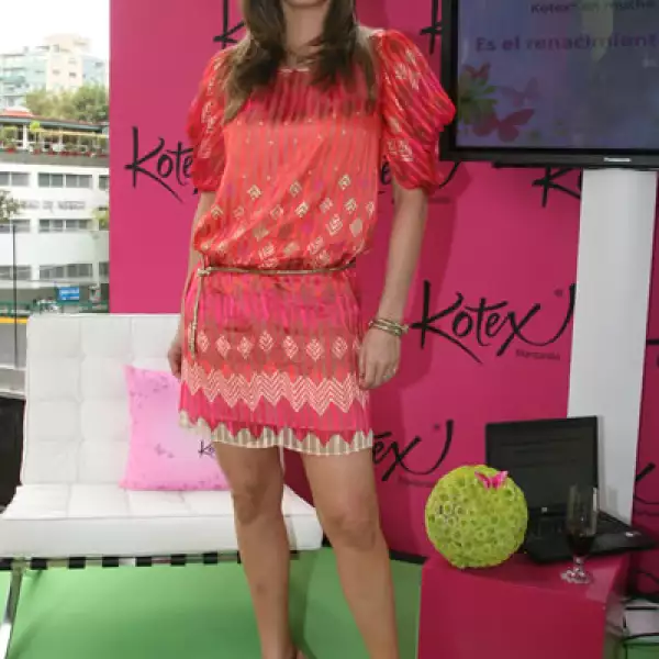 Evento Kotex, Monserrat Olivier.