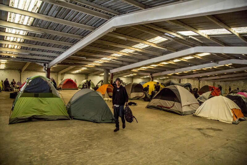 Migrantes centroamericanos EU Tijuana