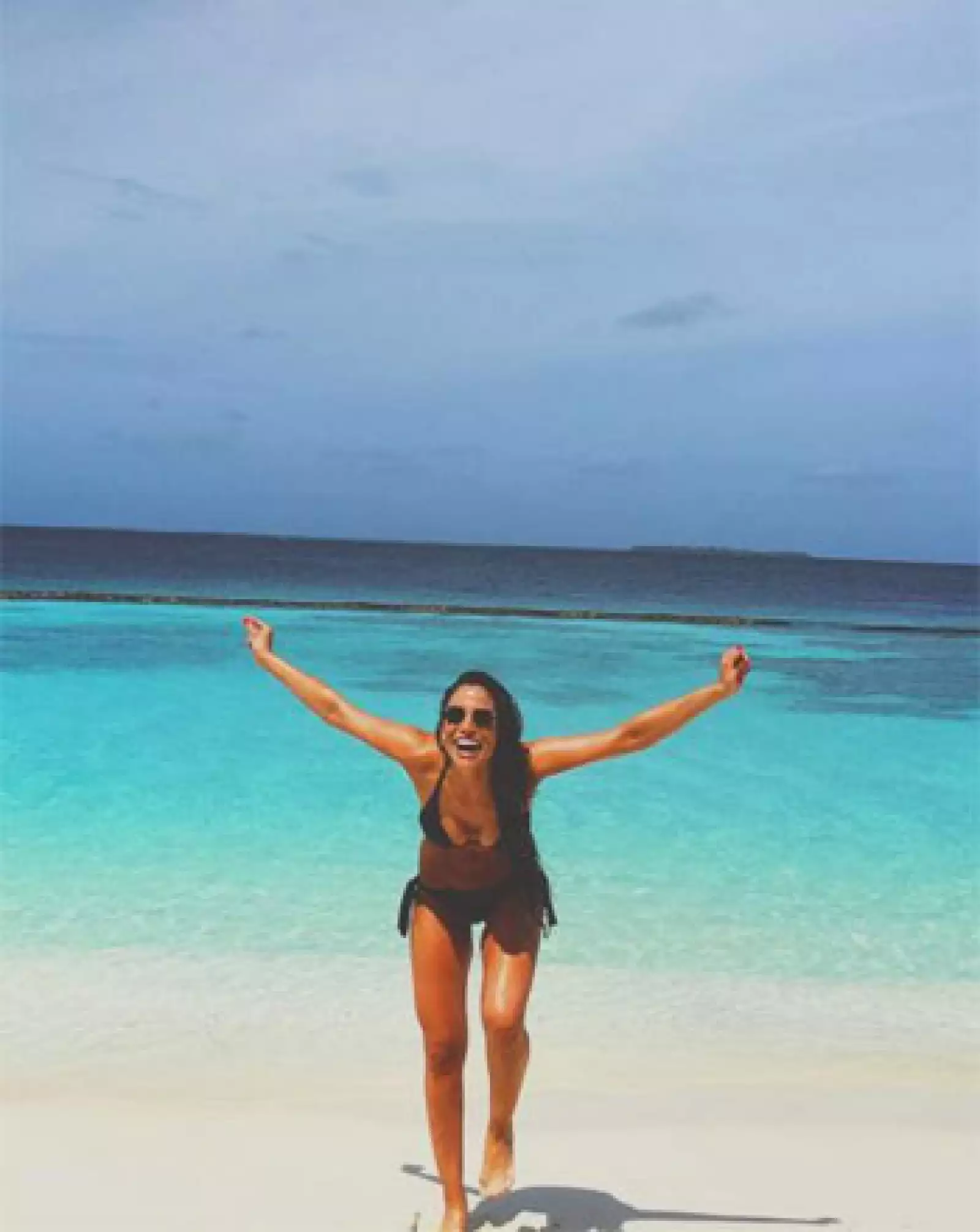 Lucía Villalón disfruta al máximo sus vacaciones