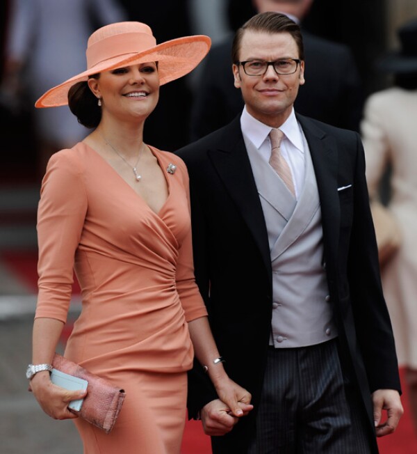 La princesa Victoria de Suecia y su esposo Daniel.