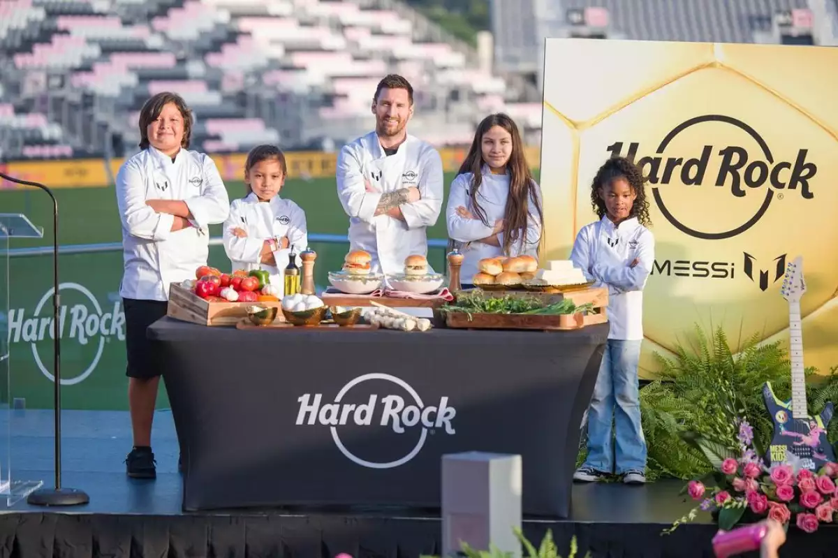 Leo Messi se convierte en chef