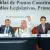 Legisladores levantan la mano mientras aprueban prohibir la doble nacionalidad.