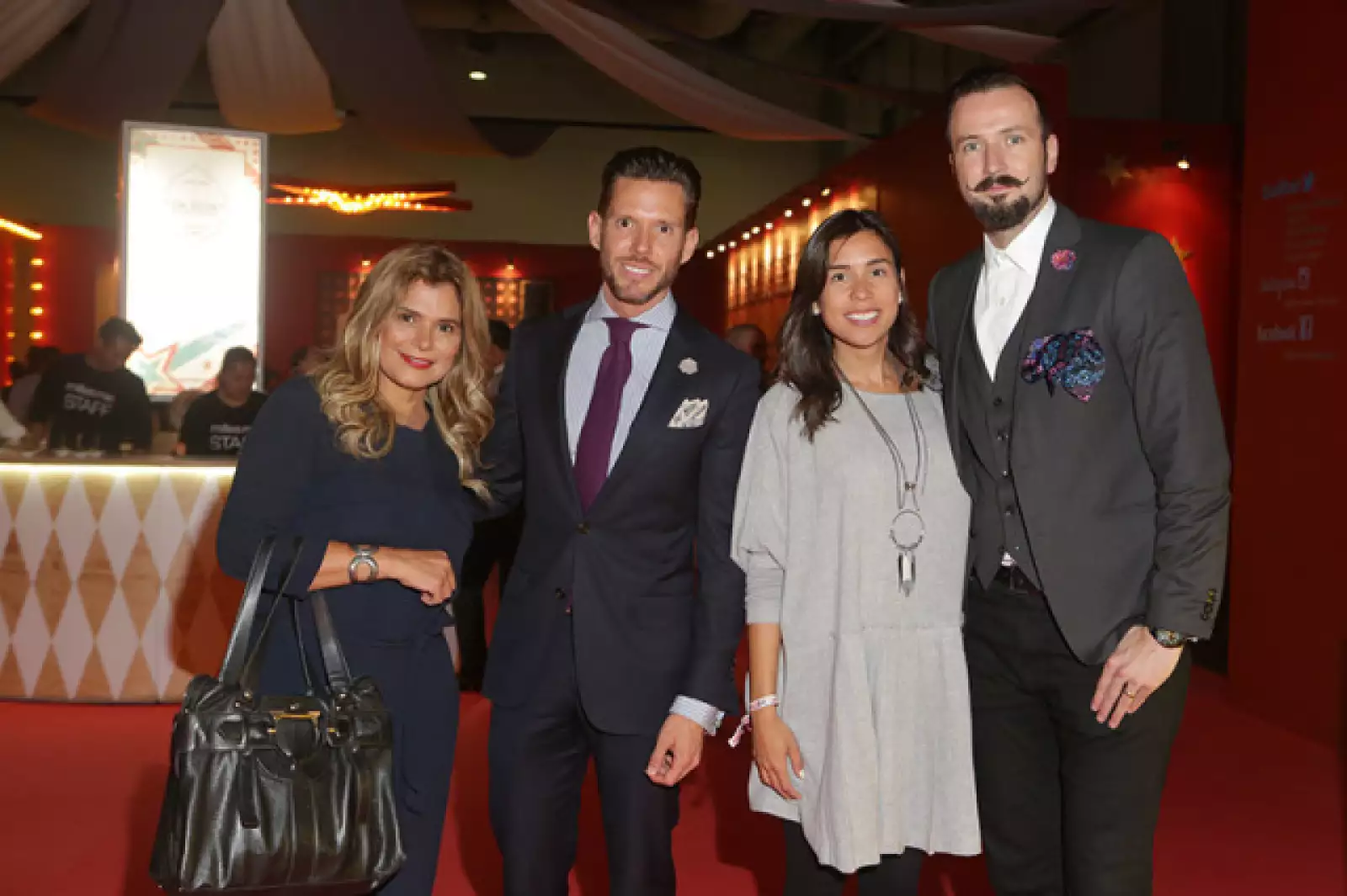 Sara Cuellar, Luis Miguel Moreno, Karen Nicholls y Juanchi Torre