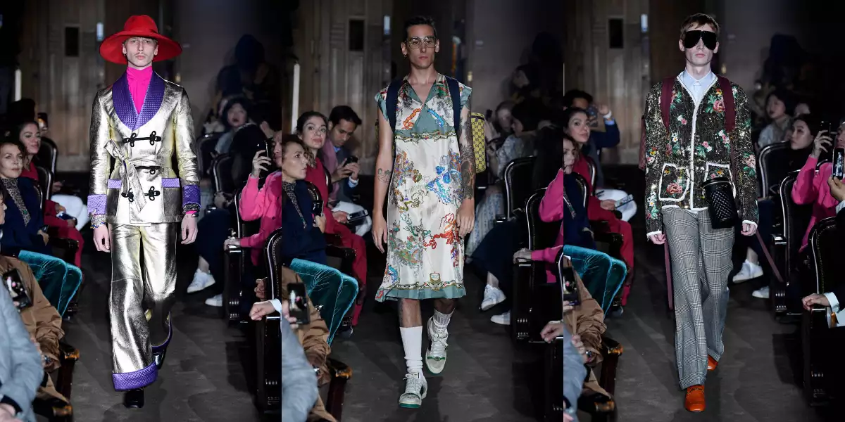 Gucci show, Runway, Spring Summer 2019, Paris Fashion Week, France - 24 Sep 2018