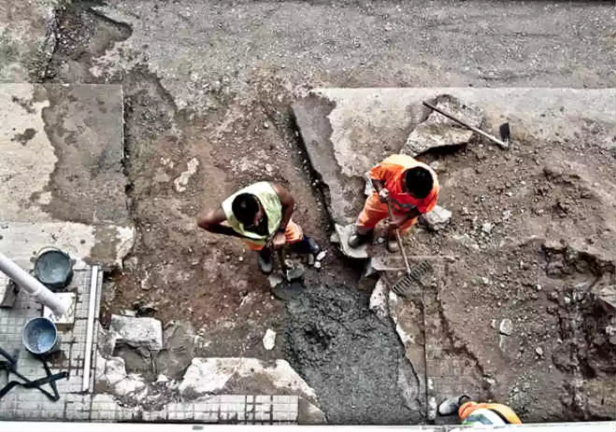Obras trabajadores