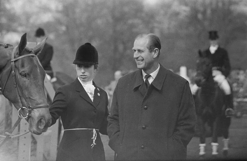 Princesa Ana y el duque de Edimburgo