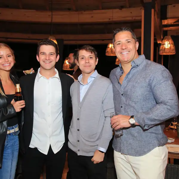 Valeria Roemer, Richie Golberg, Jeremy Castro y Matthew Goldstei