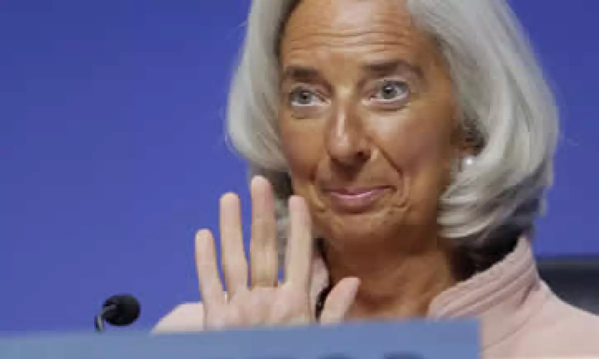 Christine Lagarde también habló sobre la discusión económica en EU. (Foto: Reuters)