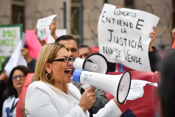 Protestas del poder judicial de la federación hoy