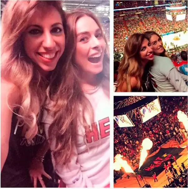 Galilea Montijo disfrutó del encuentro con una amiga.