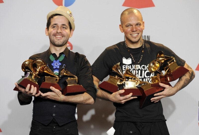 Calle 13 fueron los más premiados de la noche, al acumular 9 Latin Grammy.