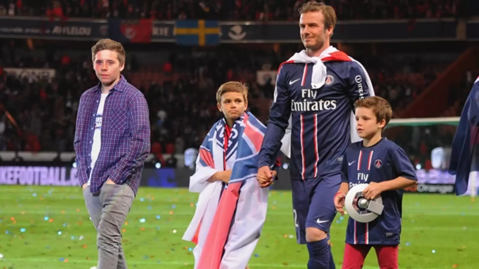 beckham familia brooklyn romeo cruz