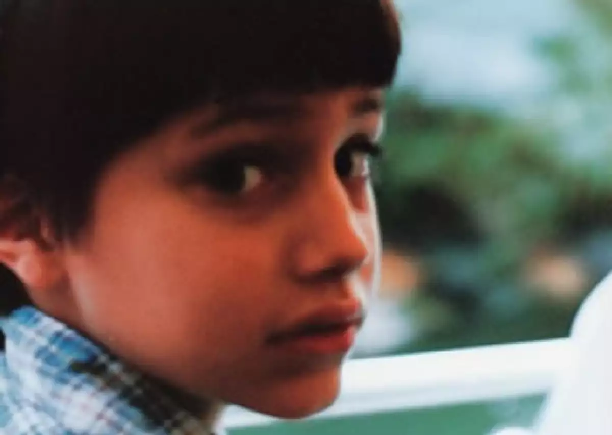 Aquí cuando tenía cinco años.