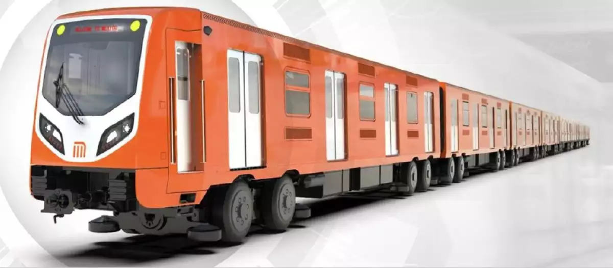 Así serán los 29 nuevos trenes de la Línea 1 del Metro, los cuales serán fabricados en China y ensamblados en México.