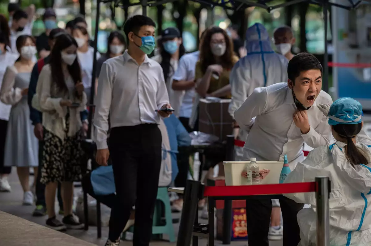 China Maintains Country's Strict Zero Covid Policy "n