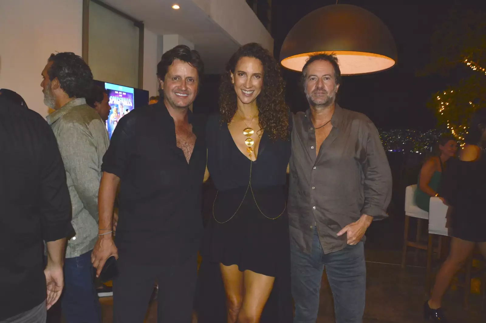 Geoffrey Fernández, Carla Aparicio y Javier Braun