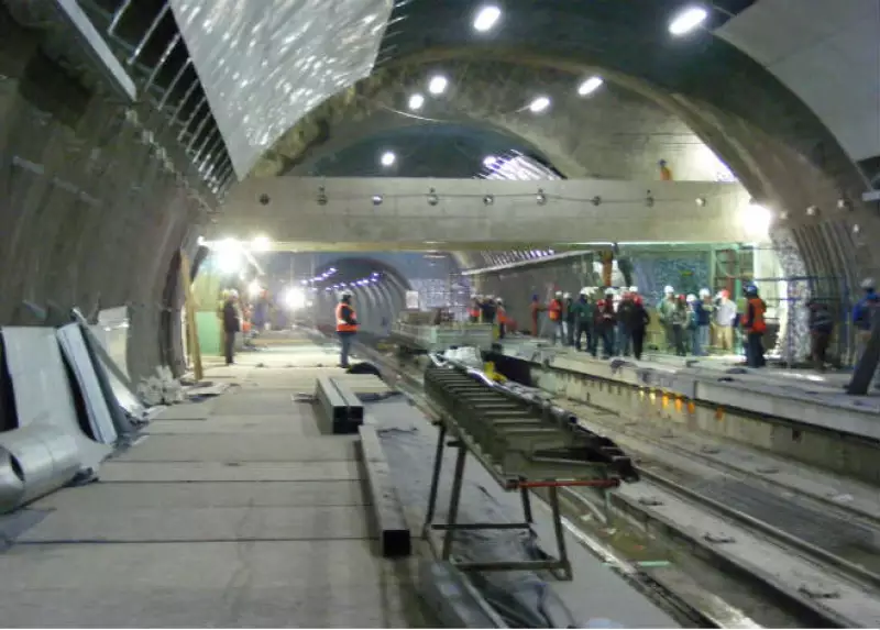 Construcci�n metro