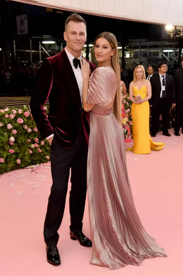 La supermodelo brasileña Gisele Bündchen en la Met Gala