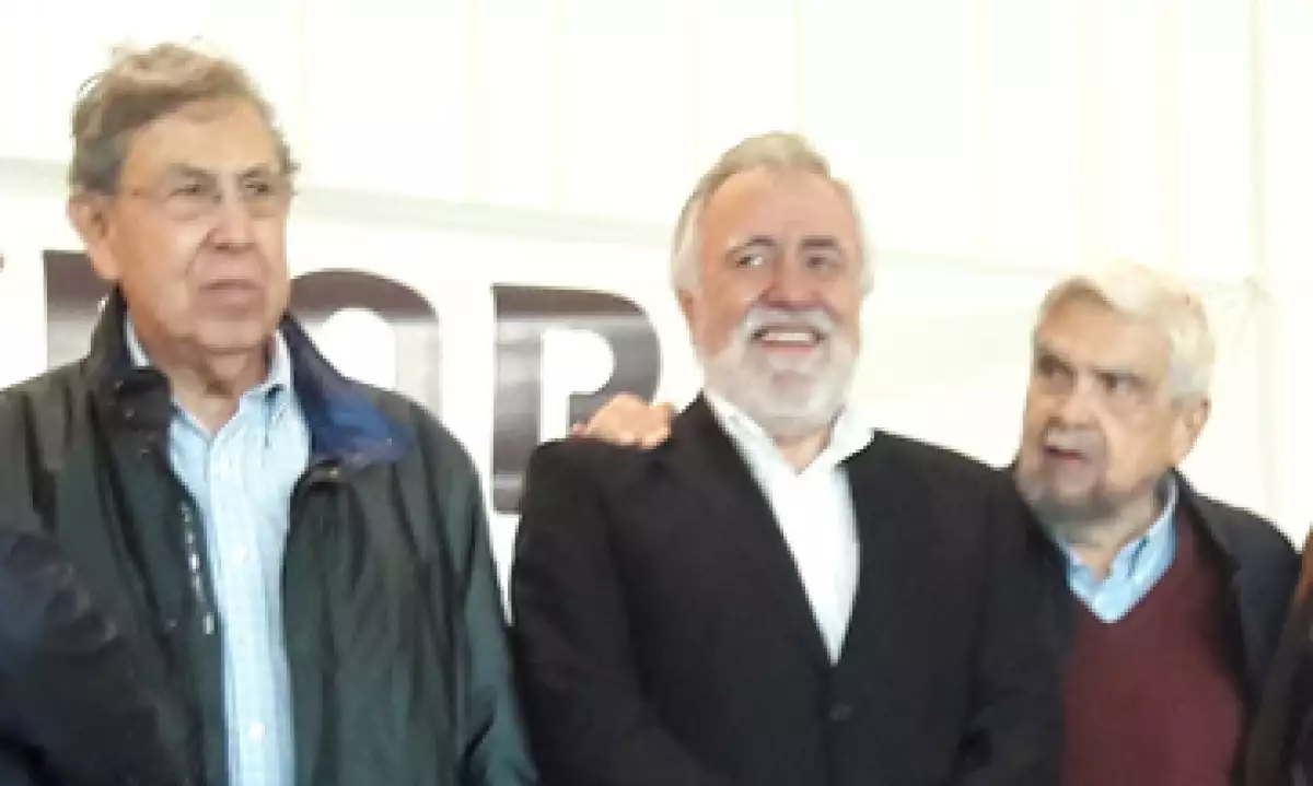 Cuauhtémoc Cárdenas estuvo presente junto con Alejandro Encinas en un evento de la organización Por México Hoy. (Foto: CNNExpansión/Víctor Valera)