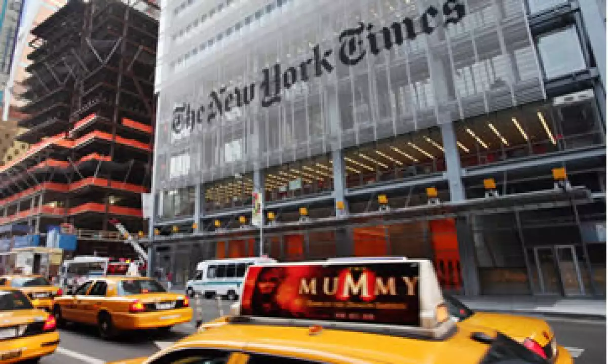 The New York Times pidió a las personas a través de Twitter, ignorar el correo equivocado. (Foto: AP)
