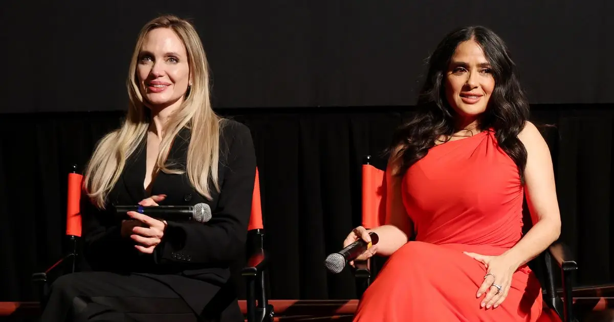 Angelina Jolie y Salma Hayek 