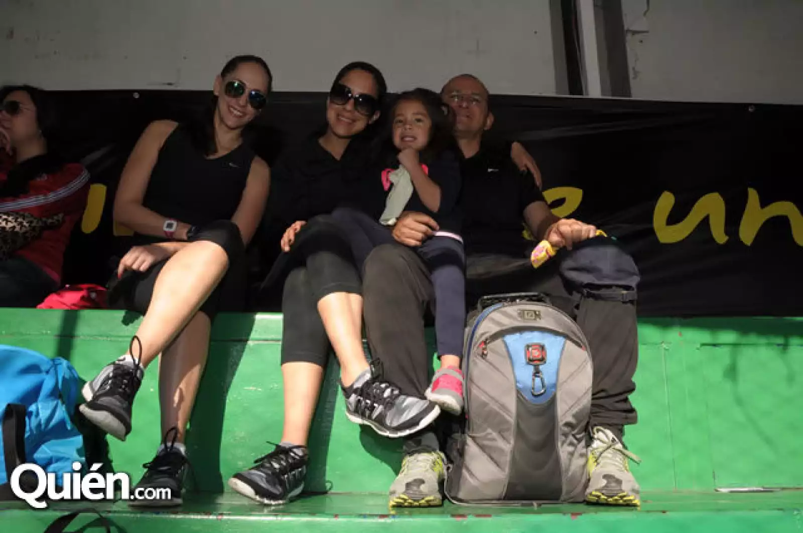 Adriana Partida,Andrea López de Jaques,Sofía y Juan Carlos Jaques