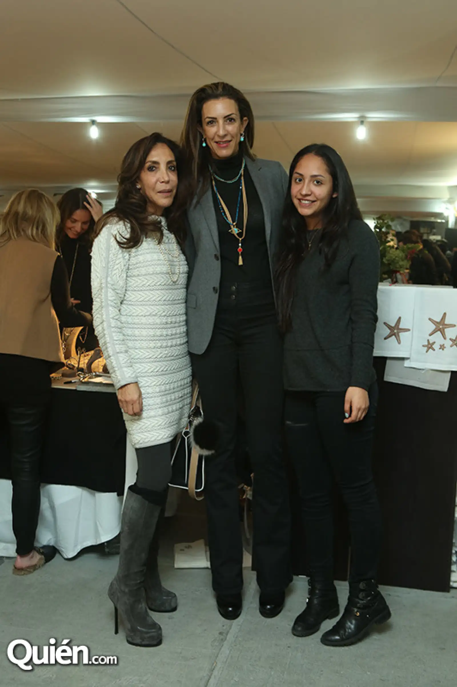 Georgina Alcántara, Celia Daniel y Valentina Alcántara