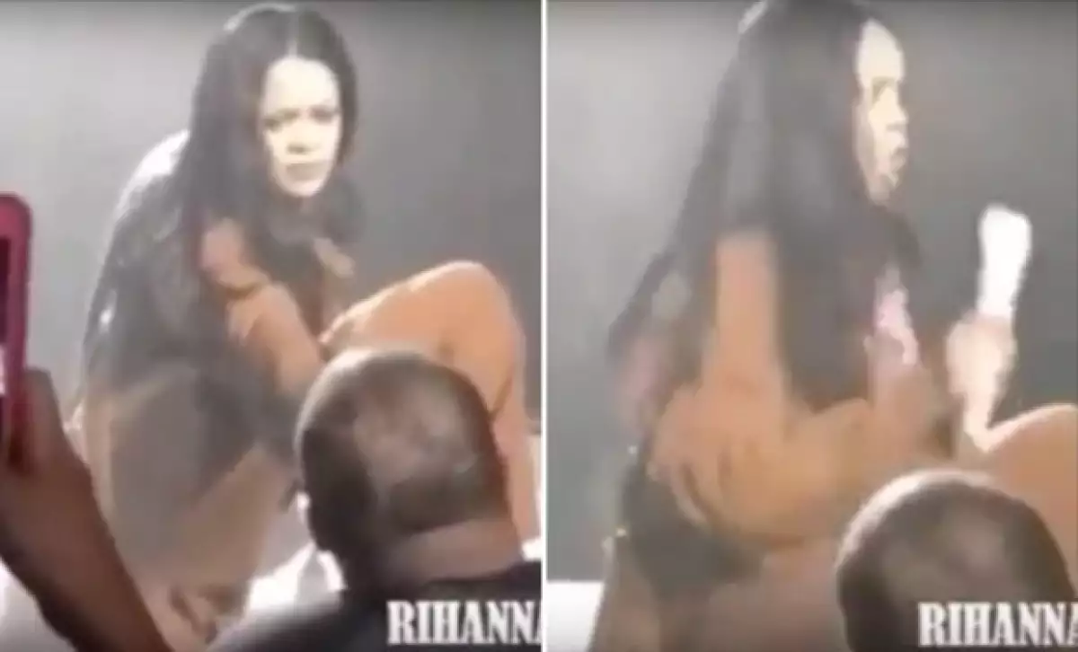 La cantante no pudo disimular su cara de sorpresa.