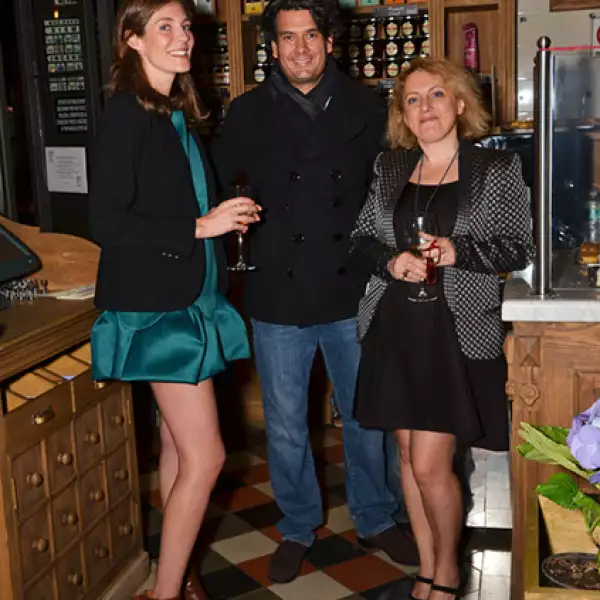 Regina Álvarez,Federico Mery-Samson y Eka Arakhania.