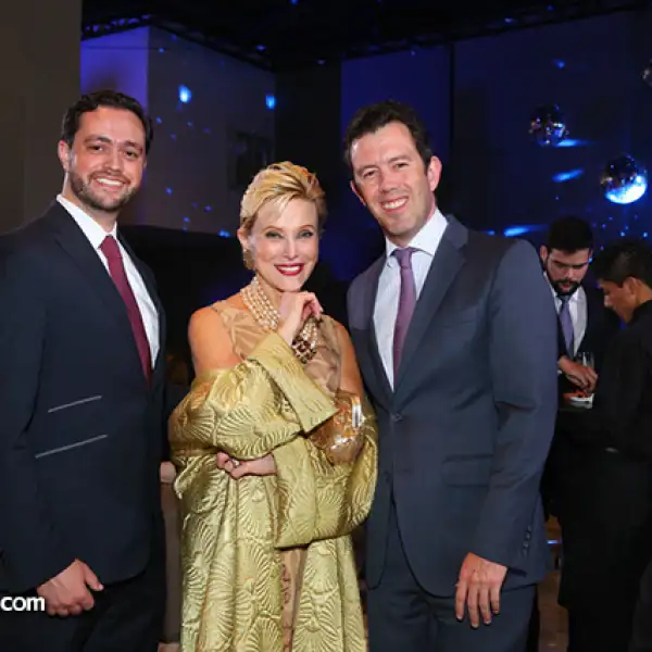 Santiago Rodríguez,Raquel Bessudo y Larry Rubin