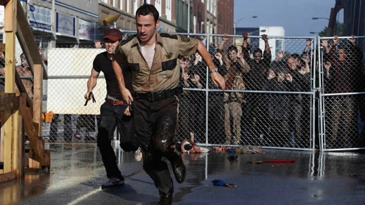 The Walking Dead escena escapatoria