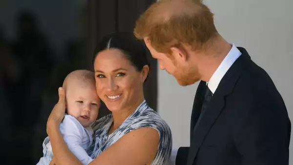 Archie Harrison, Meghan Markle y el príncipe Harry