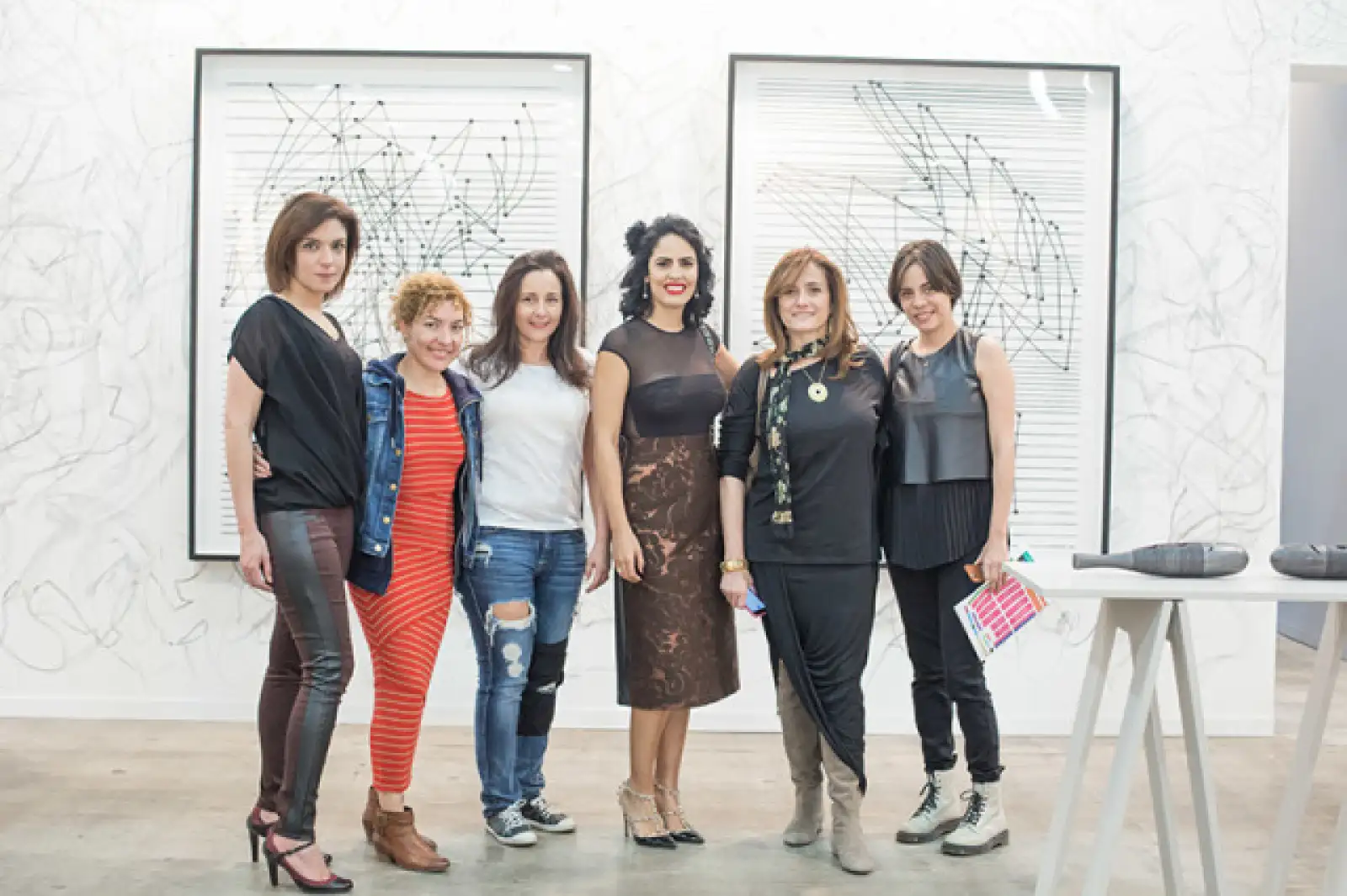 Ana Flores, Mila Molintz, Brisa Muñoz, Tatiana Ortiz Monasterio, Ana Irene Burle y Graciela Kasep